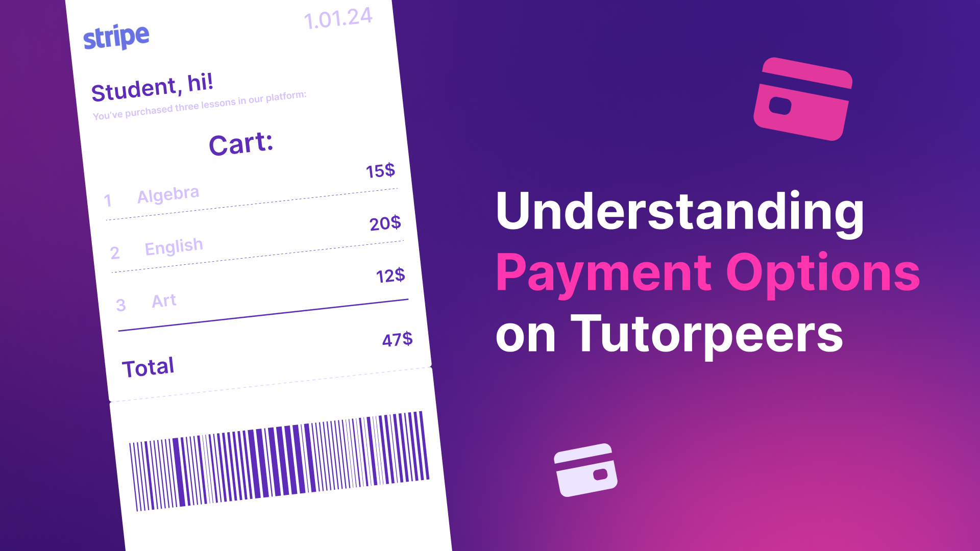 Understanding Payment Options on Tutorpeers: A Guide for Parents
